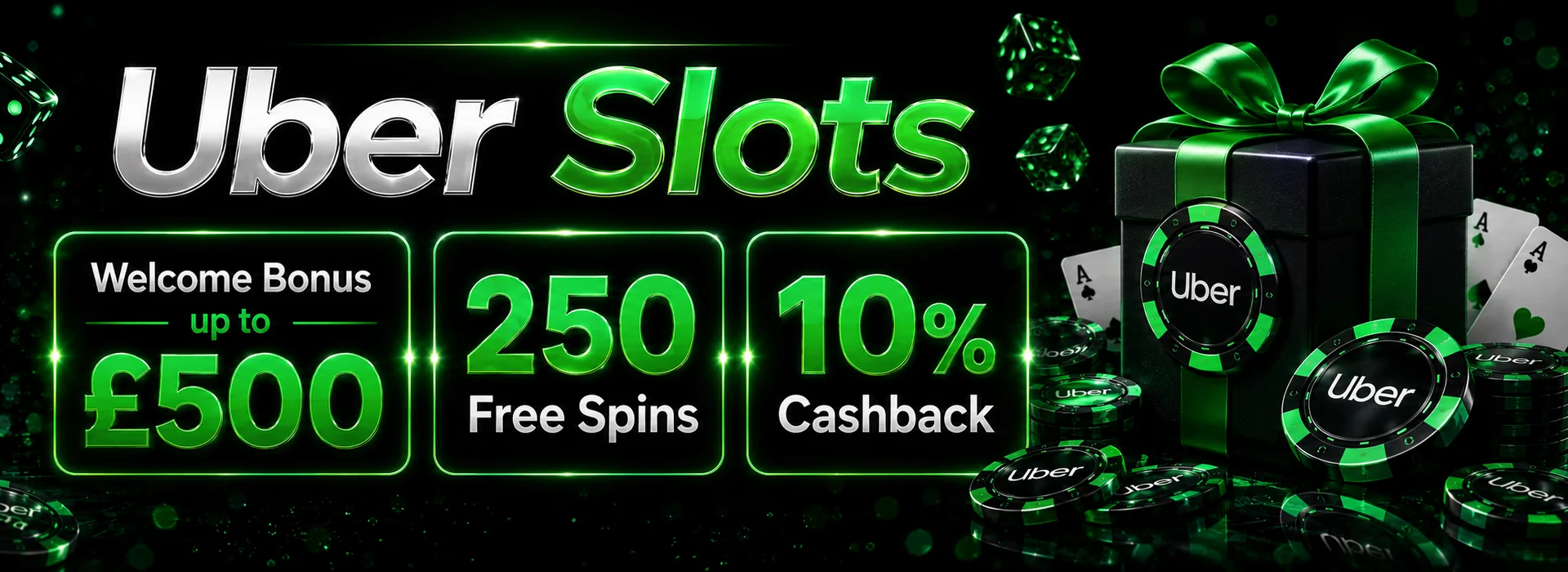 Welcome offer at Uber Slots